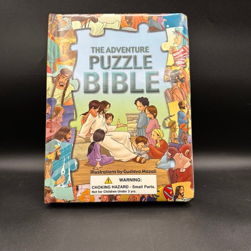 The Adventure Puzzle Bibile .  Ages 3-7  Children's Book  See photo's L 8.50 In.
